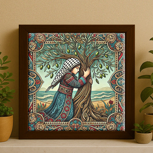 Traditional Ceramic Printed Frame