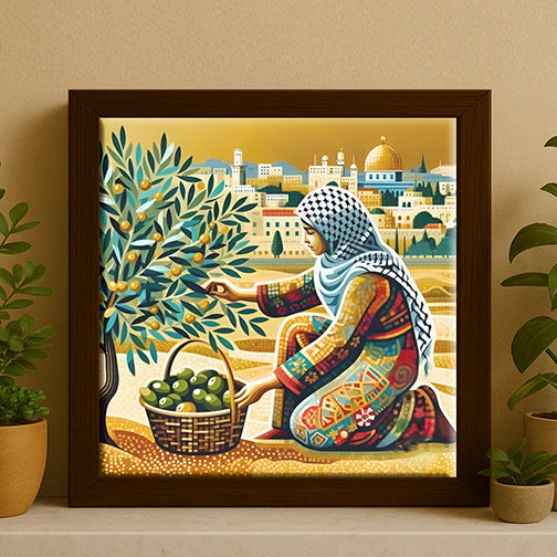 Traditional Ceramic Printed Frame 2