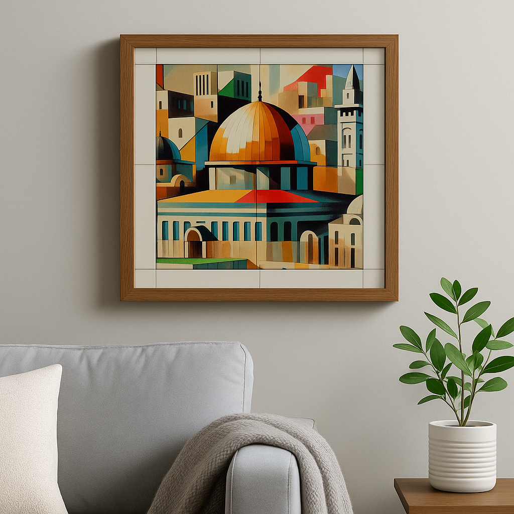 Four Tile Ceramic Frame