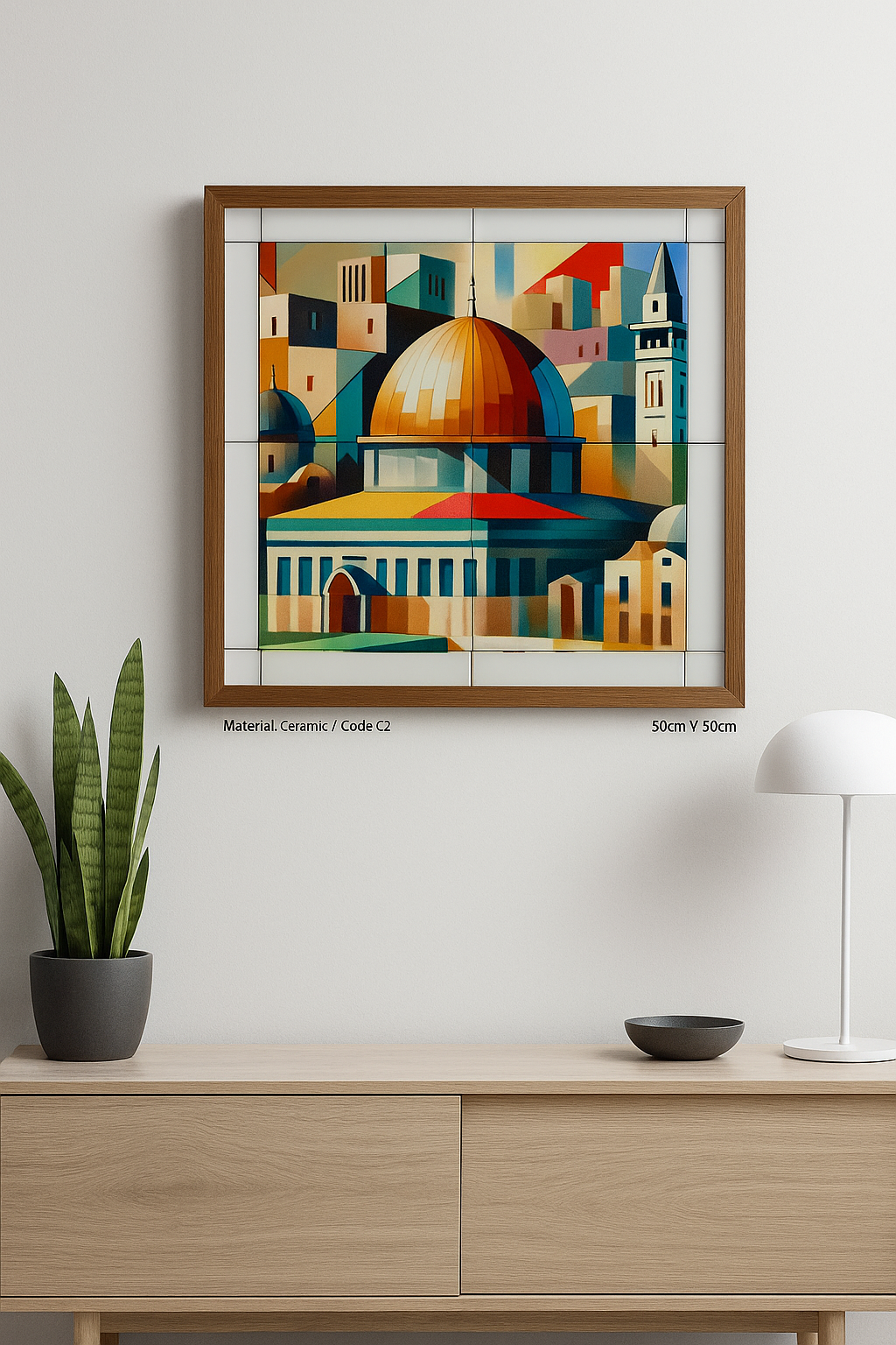 Four Tile Ceramic Frame