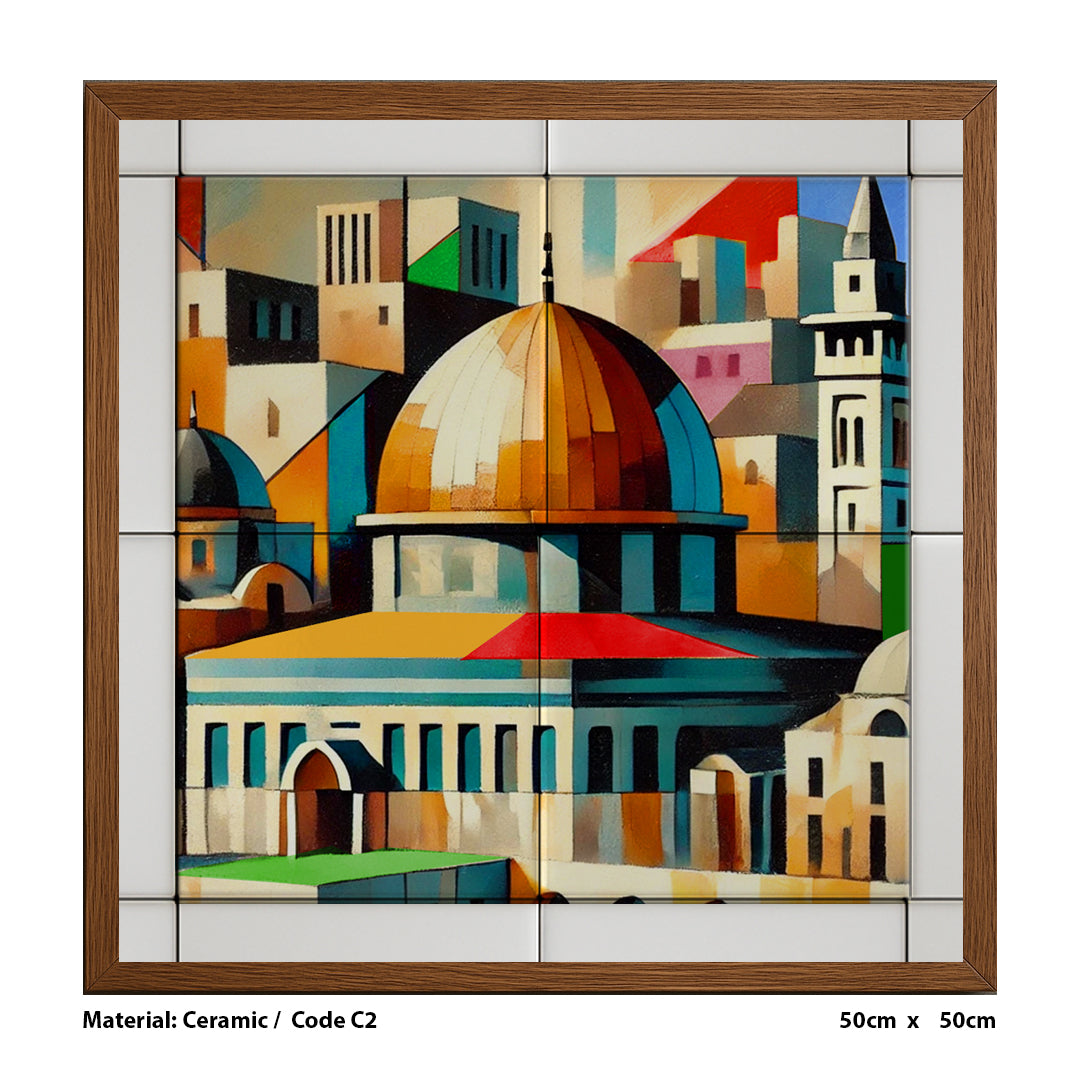 Four Tile Ceramic Frame