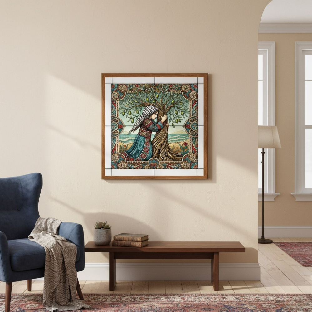 Four Tile Ceramic Frame 2